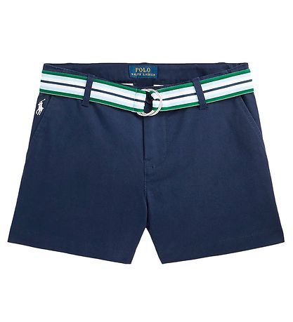 Polo Ralph Lauren Shorts - Classic - Navy w. Belt