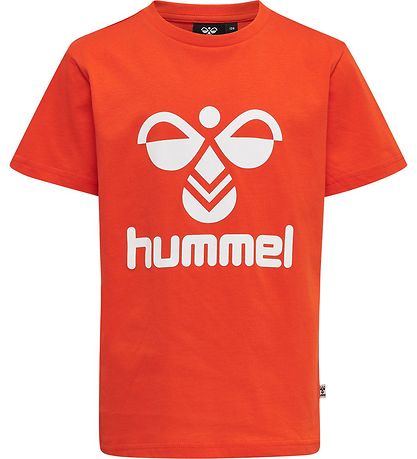 Hummel Stuttermabolur - hmlTres - Cherry Tómatar