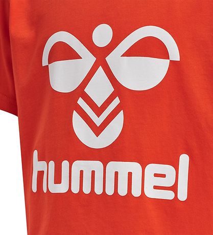Hummel T-shirt - hmlTres - Cherry Tomato