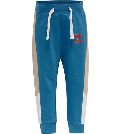 Hummel Joggingbuxur - hmlFINN - Vallarta Blue