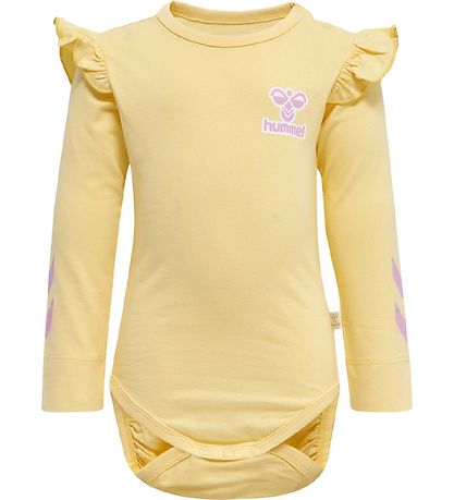 Hummel bodysuit l/s - hmlMIRABEL - Pale Banana
