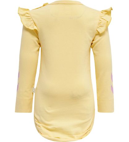 Hummel bodysuit l/s - hmlMIRABEL - Pale Banana