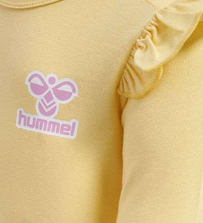 Hummel bodysuit l/s - hmlMIRABEL - Pale Banana