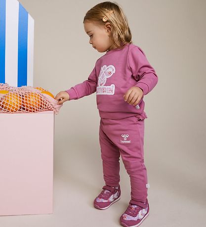 Hummel Joggingbuxur - hmlVERINA - Heather Rose