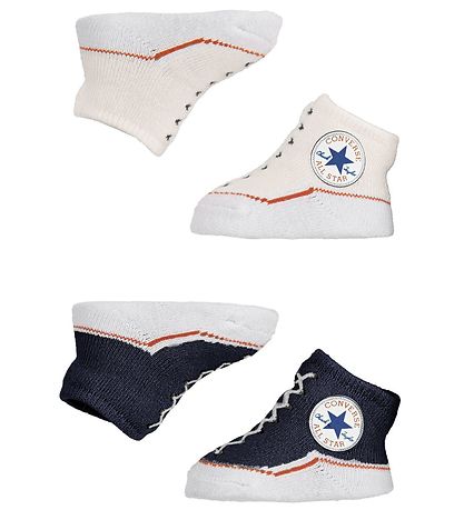 Converse Socks 2 Pack Navy Beige Fast Shipping KW RO