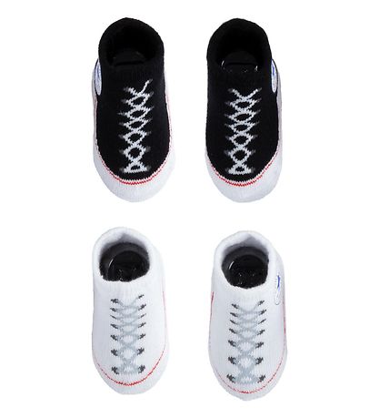 Converse Socks - 2-Pack - Black/White