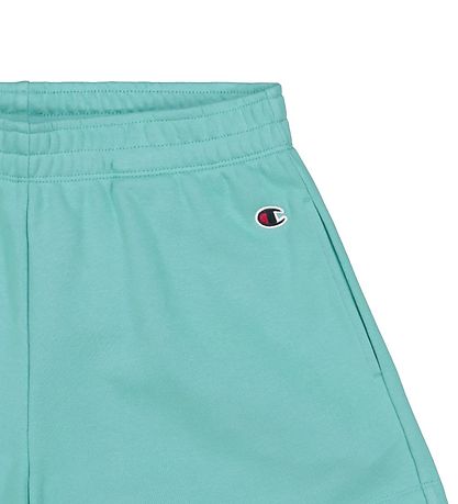 Champion Fashion Stuttbuxur - Blár M. Lógó