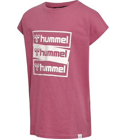 Hummel Stuttermabolur - hmlCaritas - Heather Rose