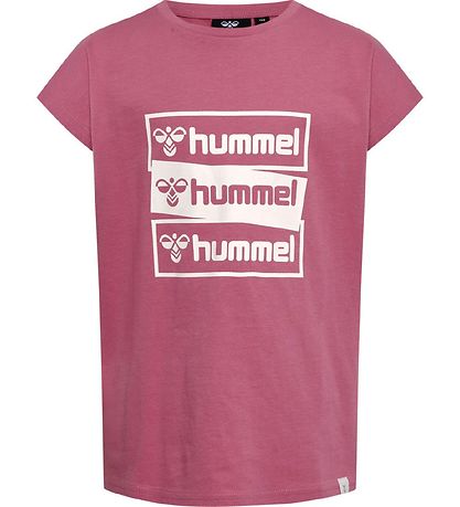 Hummel Stuttermabolur - hmlCaritas - Heather Rose