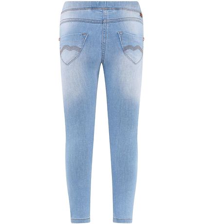 Minymo Jeggings - Slim Fit - Light Dusty Blue