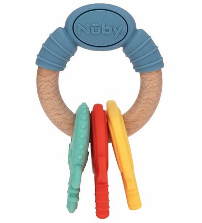 Nuby Bitring - Trä/Silikon