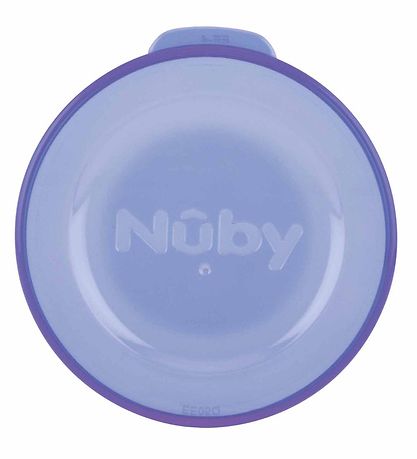 Nuby Drikkekop m. Handtag - 240ml - Lila m. Tryck