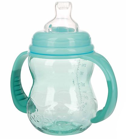 Nuby Water Bottle w. Handle and Spout - 240ml - Aqua