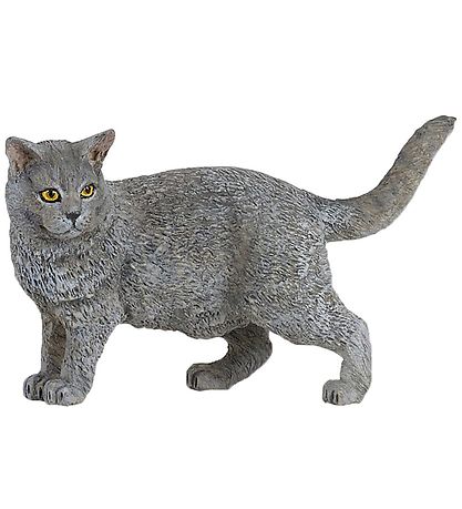 Papo Chartreux Cat - L: 8 cm
