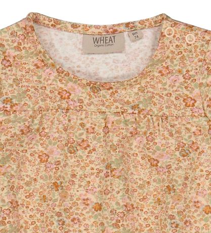 Wheat Zomerromper - Vilja - Nauwelijks Beige Small Bloemen