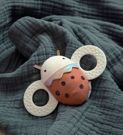 Sebra Activity Rattle w. Mirror - Ladybug Luca