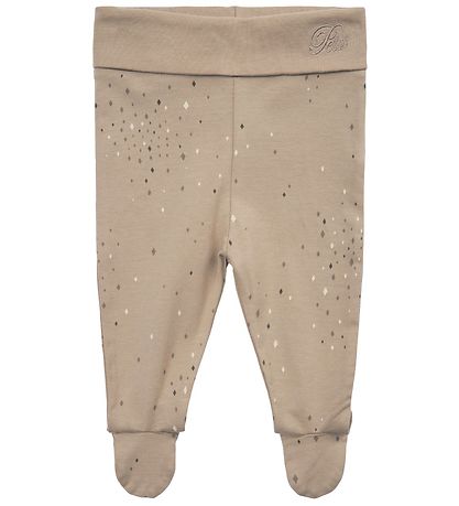 Petit Town Sofie Schnoor Trousers w. Feet - Dark Sand