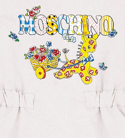 Moschino Kleid - Weiß m. Print