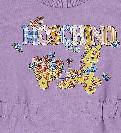 Moschino Dress - Purple w. Print