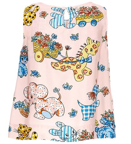 Moschino Top - Pink w. Print