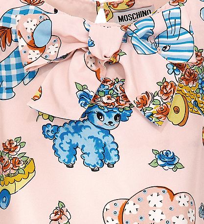 Moschino Top - Pink w. Print