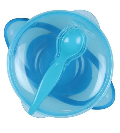 Nuby Bowl w. Spoon - Blue