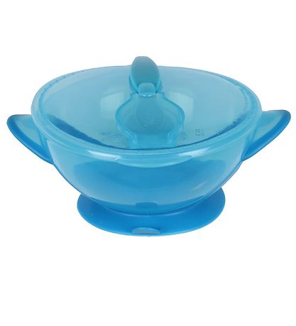 Nuby Bowl w. Spoon - Blue