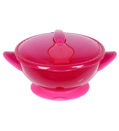 Nuby Bowl w. Spoon - Pink