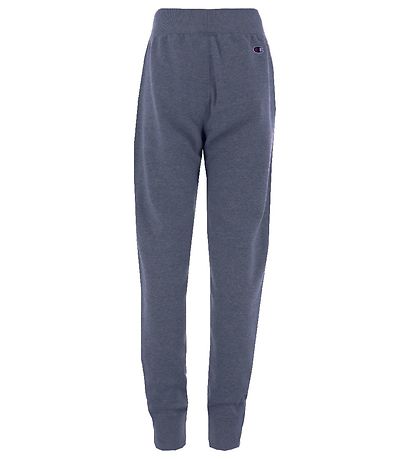 Champion Fashion Sweatpants - Rib Cuff - Blue w. Logo