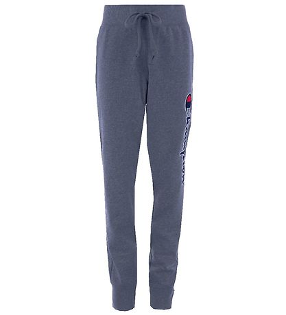 Champion Fashion Sweatpants - Rib Cuff - Blue w. Logo