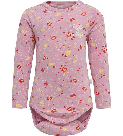 Hummel Bodysuit l/s - hmlMira - Heather Rose