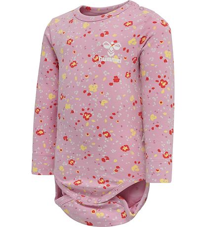 Hummel Bodysuit l/s - hmlMira - Heather Rose
