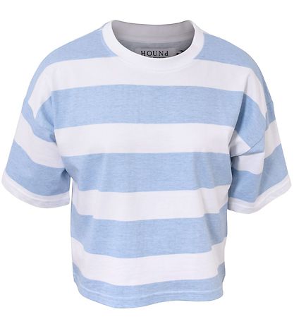 Hound Stuttermabolur - Crop - Light Blue
