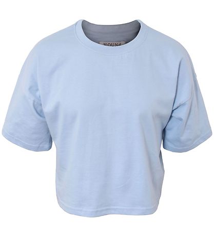 Hound Stuttermabolur - Crop - Light Blue