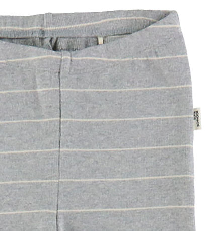 Sofie Schnoor Leggings - Gestreift - Grey Melange
