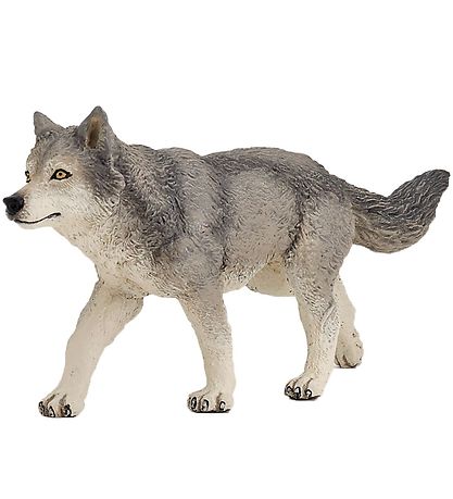 Papo Grey Wolf - W: 12.5 cm