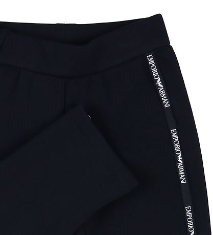 Emporio Armani Byxor - Marinblå m. Logorand