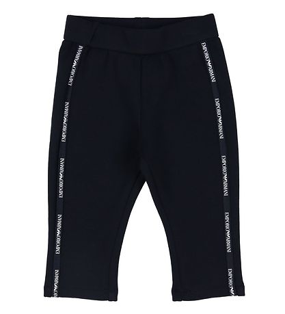 Emporio Armani Byxor - Marinblå m. Logorand
