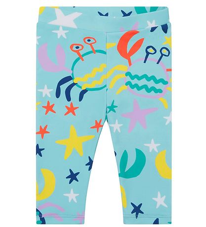 Stella McCartney Kids Swim Leggings - UV50+ - Light Blue w. Prin