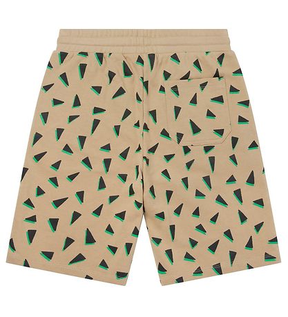 Stella McCartney Kids Sweat Shorts - Beige/Black w. Print