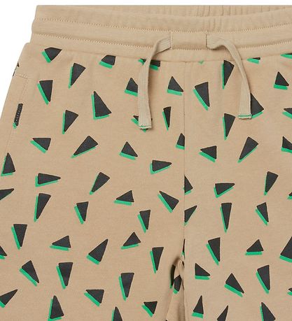 Stella McCartney Kids Sweat Shorts - Beige/Black w. Print