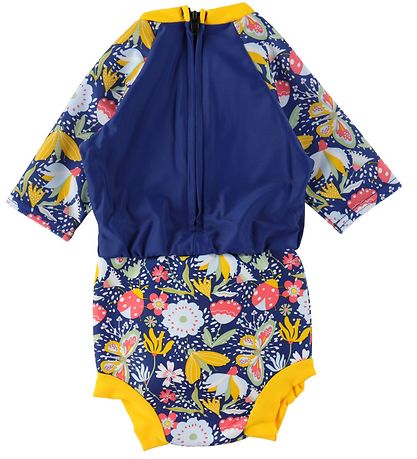 Splash About Blautbúningur - Happy Nappy - UV50+ - Garden Gleði