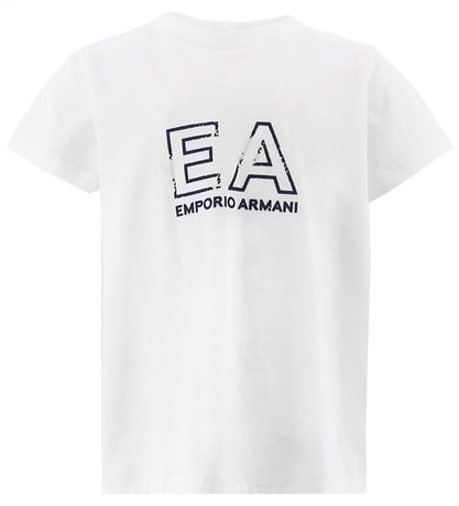 Emporio Armani T-shirt - White w. Print