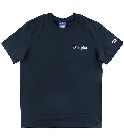 Champion Fashion Stuttermabolur - Blár