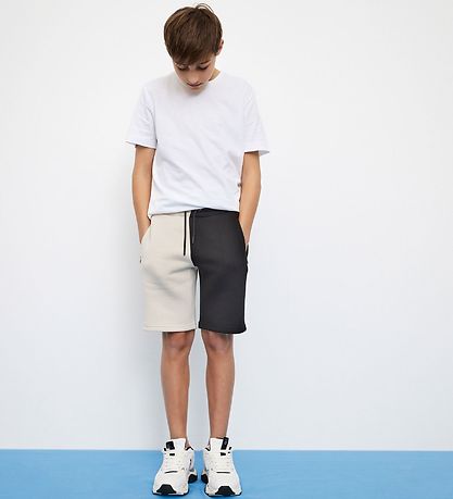 Hound Sweat Shorts - Block - Bone White