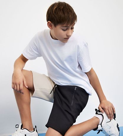 Hound Sweat Shorts - Block - Bone White