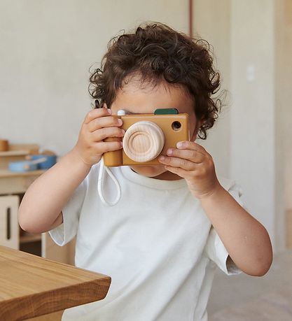 Liewood Wooden Toy - Camera - Michael - Whale Blue Multi Mix