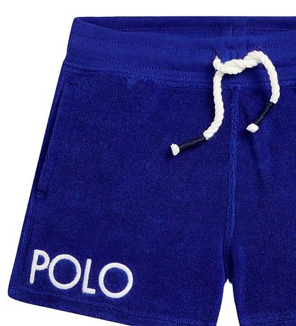 Polo Ralph Lauren Shorts - Terrycloth - Lighthouse - Blue w. Pol