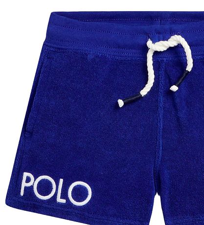 Polo Ralph Lauren Shorts - Frottee - Leuchtturm - Blau m. Polo