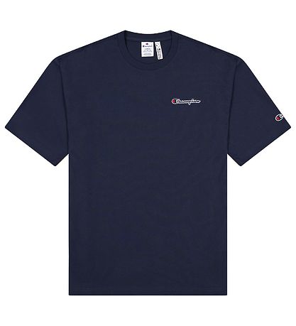 Champion Fashion Stuttermabolur - Dökkblátt
